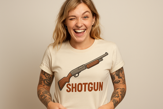 SHOTGUN TEES - "Brown Rifle"