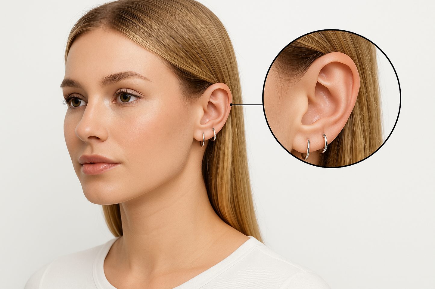 Steel Cartilage Hoops with Callout